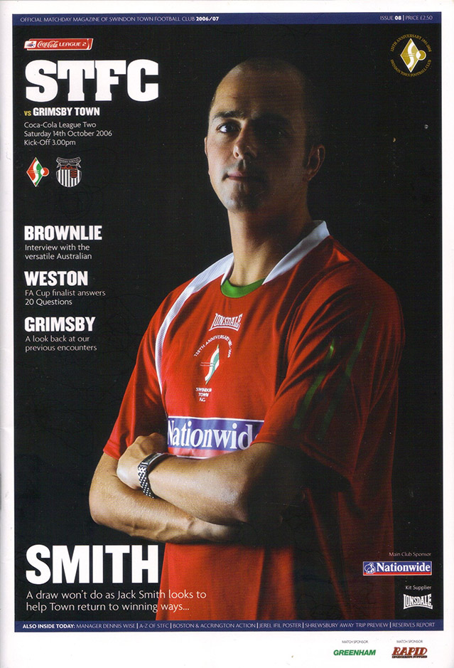 <b>Saturday, October 14, 2006</b><br />vs. Grimsby Town (Home)